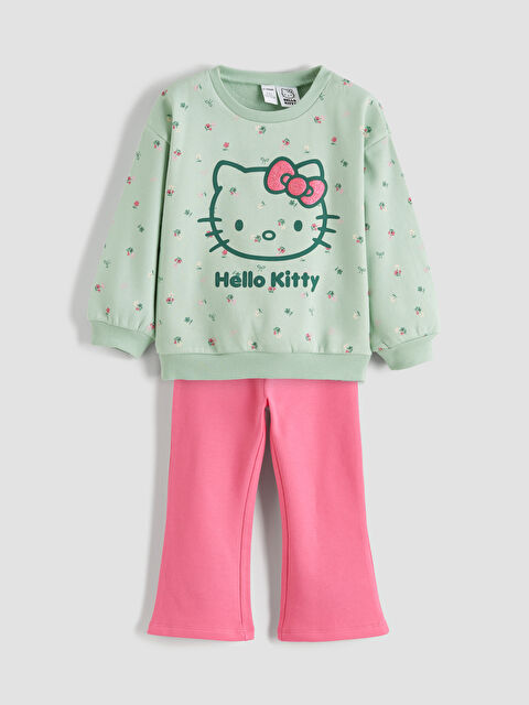 LCW Kids Girl GREEN Set - W5NI53Z1-LRR