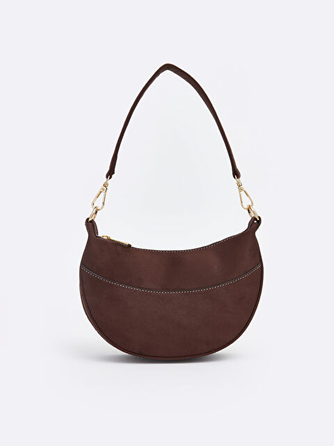 LCW ACCESSORIES Süet Görünümlü Kadın Omuz Çantası - W5NK09Z8-DJ7