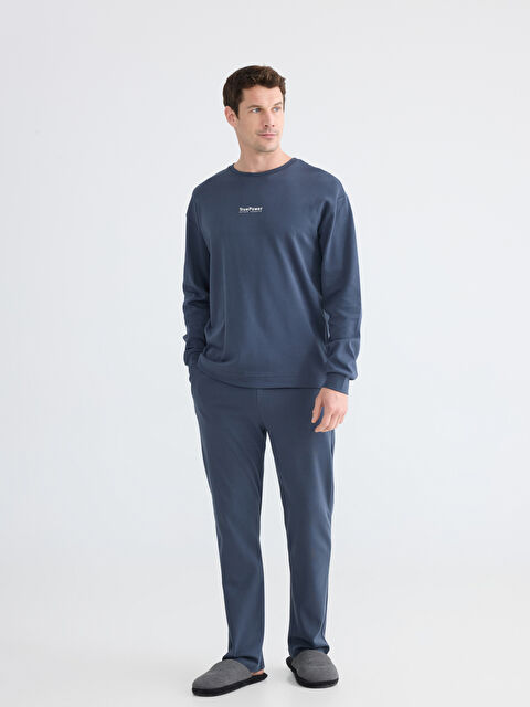 LC WAIKIKI Standart Kalıp Erkek Baskılı Pijama Takım - W5NK80Z8-HHU