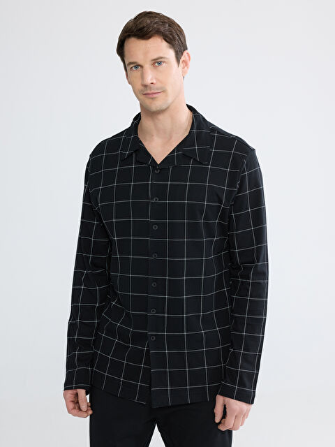 LC WAIKIKI Standart Kalıp Ekose Erkek Pijama Takım - W5NK83Z8-LQJ