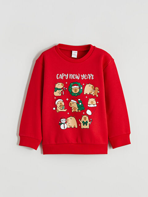 LCW Kids Φούτερ Εκτυπωμένο με Ζώα για Κορίτσια - W5NL13Z1-HJY