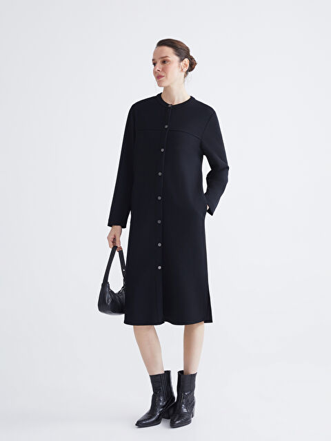 LCW Grace Bisiklet Yaka Modal Karışımlı Kadın Ferace - W5NL21Z8-CVL