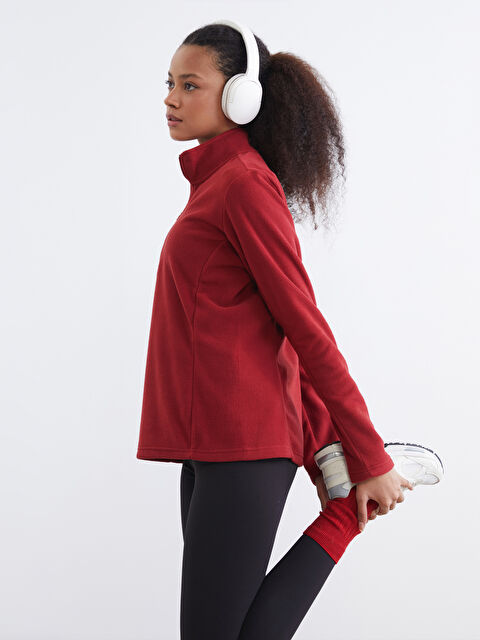 KOOR SPORT Dik Yaka Kadın Polar Sweatshirt	 - W5NL96Z8-20J