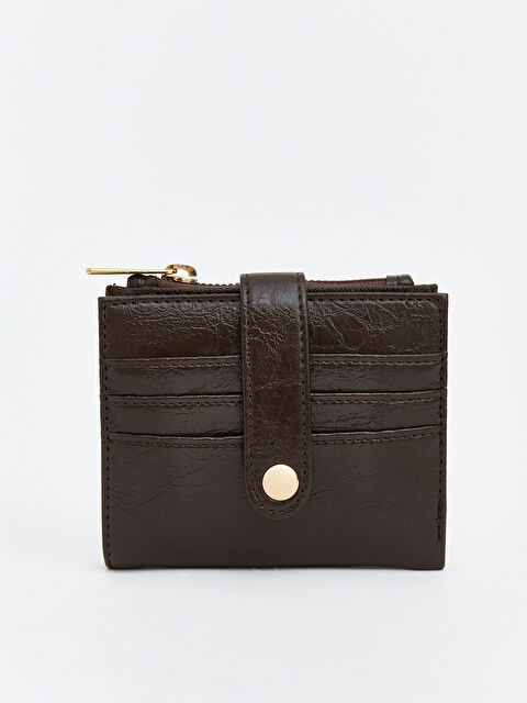 LCW ACCESSORIES Deri Görünümlü Kadın Cüzdan - W5NM72Z8-HML