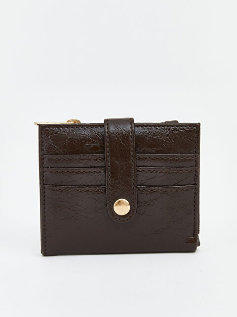 LCW ACCESSORIES Deri Görünümlü Kadın Cüzdan - W5NM72Z8-HML