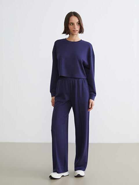 KOOR SPORT Дамски Спортен Панталон с Еластична Талия - W5NM97Z8-R4J