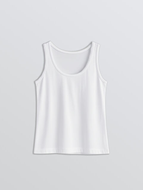 LCW Kids Bisiklet Yaka Kız Çocuk Atlet - W5NN30Z4-Q6K