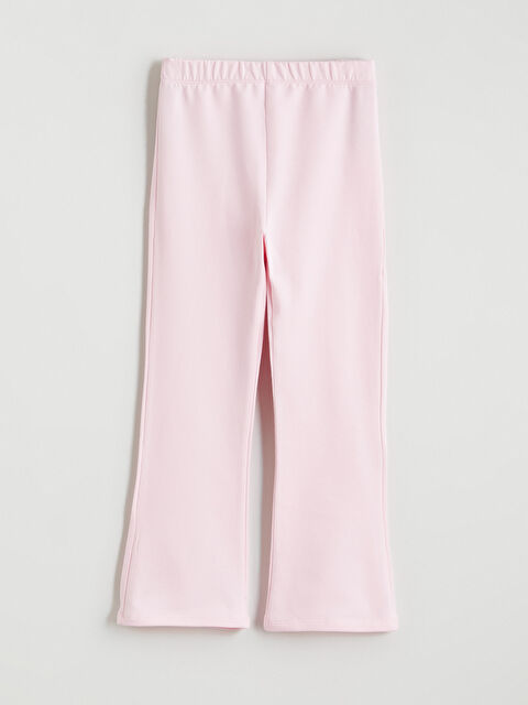 LCW Kids Beli Lastikli İspanyol Paça Kız Çocuk Tayt - W5NO44Z1-FYX