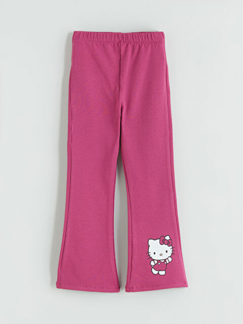 LCW Kids Hello Kitty Baskılı Kız Çocuk Tayt Pantolon - W5NO96Z1-GZ7