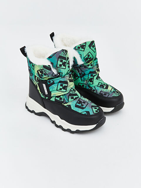 LCW STEPS Minecraft Baskılı Erkek Çocuk Kar  Botu - W5NQ82Z4-HUC