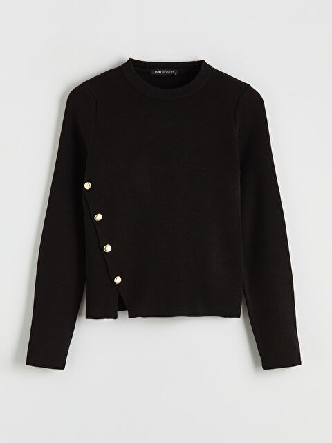 LCW Modest Bisiklet Yaka Kadın Triko Kazak - W5NR01Z8-CVL