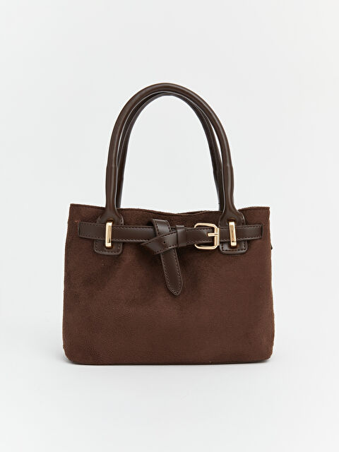 LCW ACCESSORIES Süet Görünümlü Kadın Omuz Çantası - W5NU14Z8-HKQ