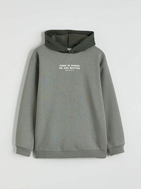 LCW Kids Baskılı Erkek Çocuk Kalın Sweatshirt - W5NU61Z4-8TR