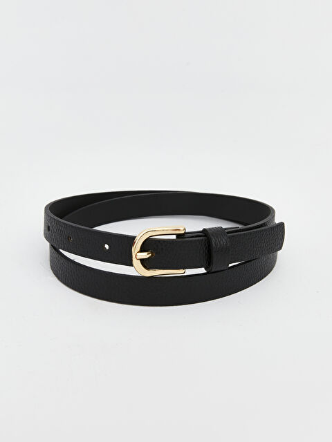 LCW ACCESSORIES Deri Görünümlü Kadın Kemer - W5NY72Z8-RQL