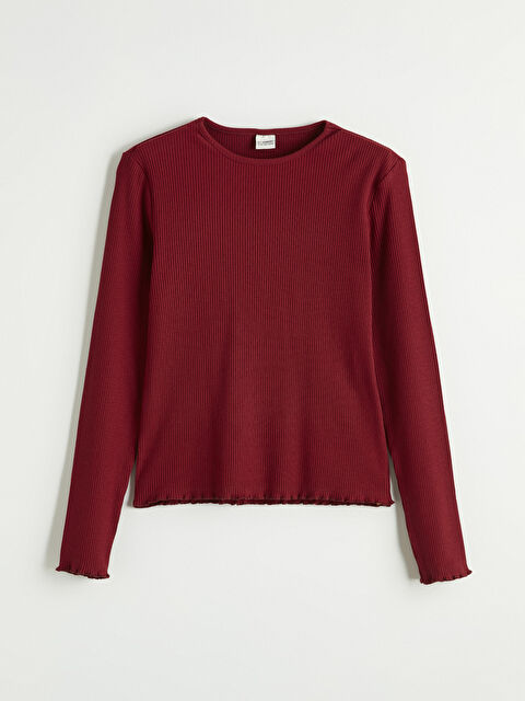 LCW Kids Bisiklet Yaka Kız Çocuk Tişört - W5O062Z4-HJE