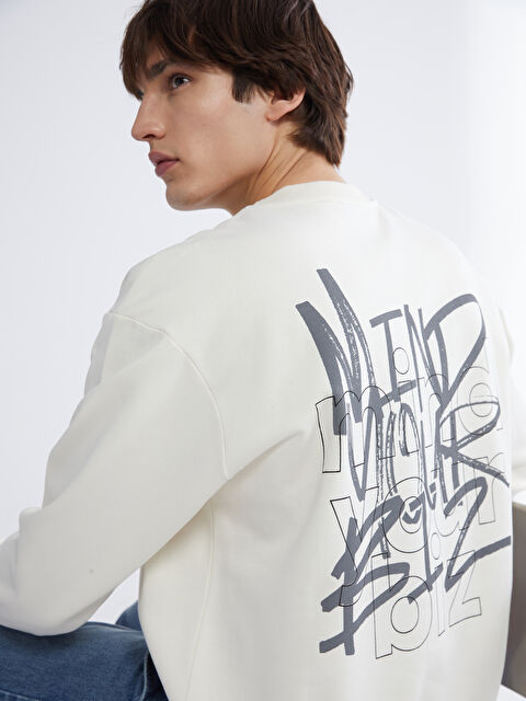 XSIDE Sweat-shirt Homme Imprimé Col Rond - W5O370Z8-R9J