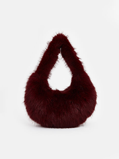 LCW ACCESSORIES Kürklü Kadın Baget Çanta - W5O403Z8-CZF