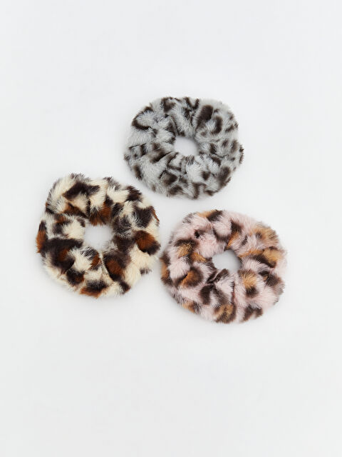 LCW ACCESSORIES Leopar Desenli Kadın Toka Seti 3'lü - W5O464Z8-M0T