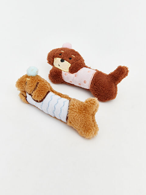 LCW ACCESSORIES Hayvan Figürlü Pelüş Kız Çocuk Toka 2'li - W5O481Z4-QBC