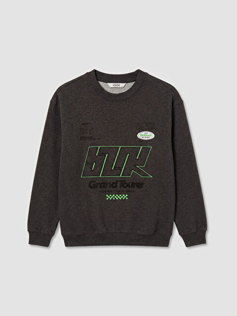 XSIDE Man ANTHRACITE Sweatshirt - W5O522Z8-L8N