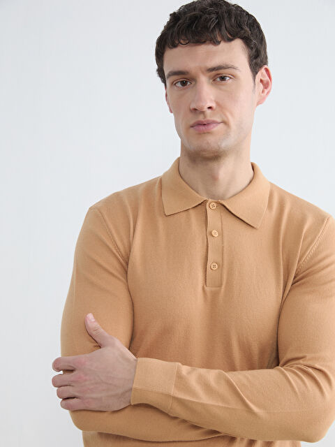 SOUTHBLUE Polo Neck Men's Knitwear Sweater - W5O615Z8-DCH