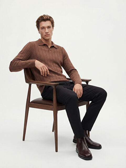 SOUTHBLUE Men's Polo Neck Knit Sweater - W5O616Z8-EPW