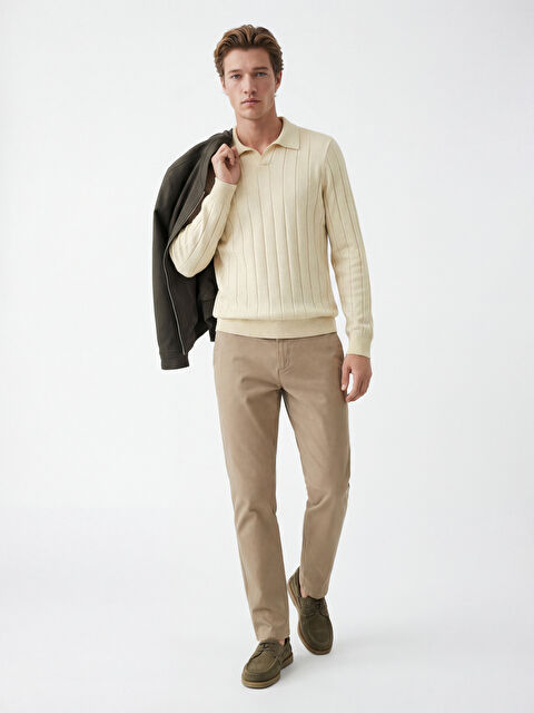 SOUTHBLUE سترة تريكو رجالية بياقة بولو - W5O616Z8-ZLP