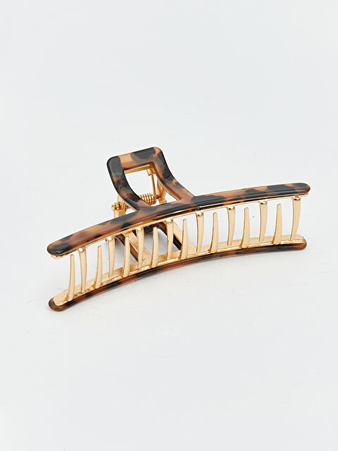 LCW ACCESSORIES Leopar Desenli Kadın Mandal Toka - W5O793Z8-M0T