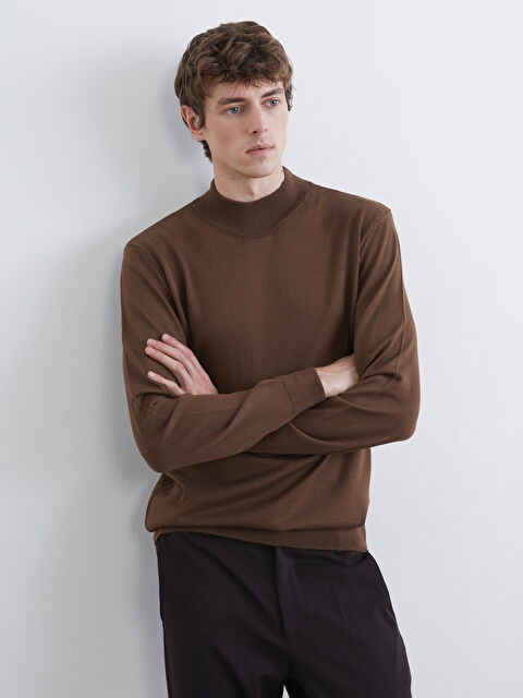 SOUTHBLUE Yarım Balıkçı Yaka Erkek Triko Kazak - W5OA28Z8-DXZ