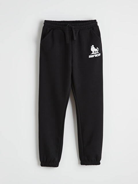 LCW Kids Boy BLACK Sweatpants - W5OB04Z1-CVL