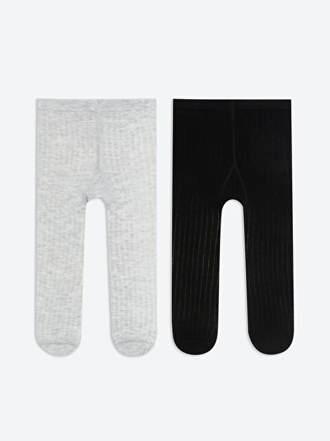 LCW baby Fitilli Erkek Bebek Külotlu Çorap 2'li Paket - W5OE32Z1-RQL