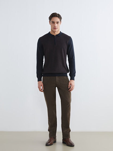 LCW ECO Standart Kalıp Kadife Erkek Pantolon - W5OE38Z8-VDT