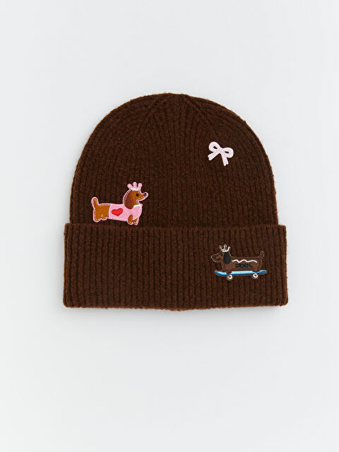 LCW ACCESSORIES Baskılı Kadın Triko Bere - W5OE51Z8-HML