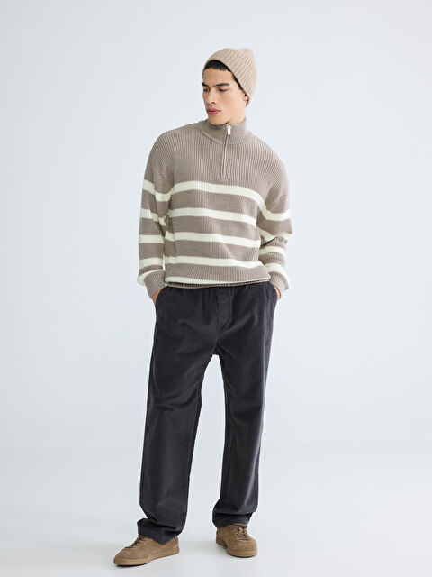 XSIDE Rahat Kalıp Kadife Erkek Pantolon - W5OF43Z8-R34