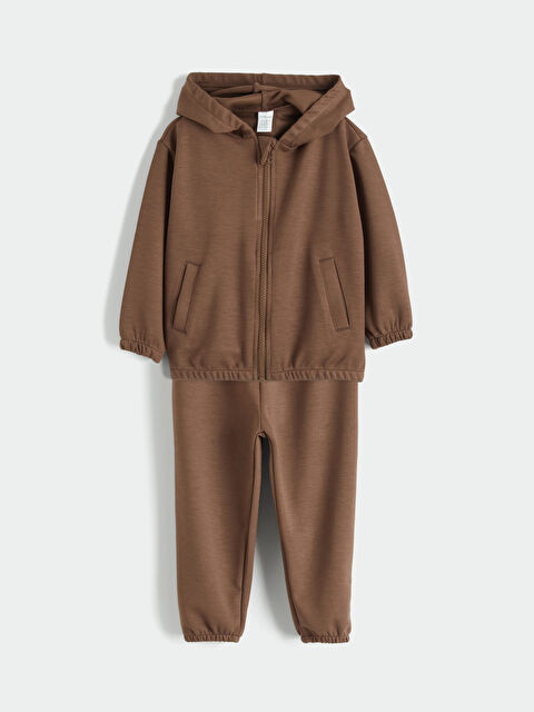 LCW baby Kapüşonlu Erkek Bebek Eşofman Takımı - W5OG74Z1-ZF3