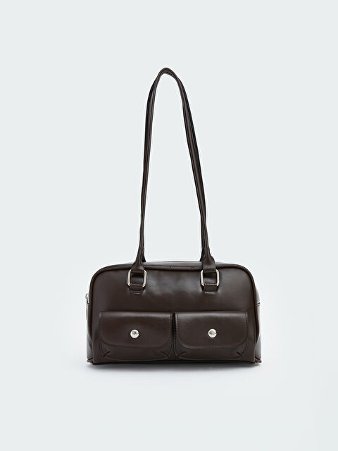 LCW ACCESSORIES Deri Görünümlü Kadın Baget Çanta - W5OH37Z8-VC8