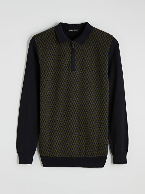 LCWAIKIKI Classic Polo Yaka Erkek Triko Kazak - W5OH74Z8-CX0