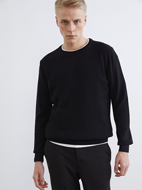 LCW Vision Bisiklet Yaka Erkek Triko Kazak - W5OH82Z8-CVL