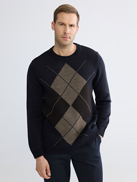 LCWAIKIKI Classic Bisiklet Yaka Erkek Triko Kazak - W5OI05Z8-RFH