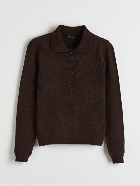 LCW Vision Polo Yaka Kadın Triko Kazak
 - W5OI70Z8-HCJ