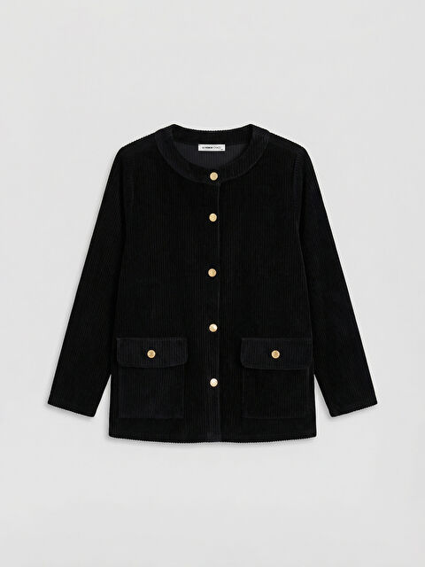 LCW Grace Bisiklet Yaka Kadın Kadife Hırka - W5OJ25Z8-CVL