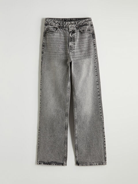 LCW Jeans Straight Fit Kadın Jean Pantolon - W5OJ75Z8-GRD