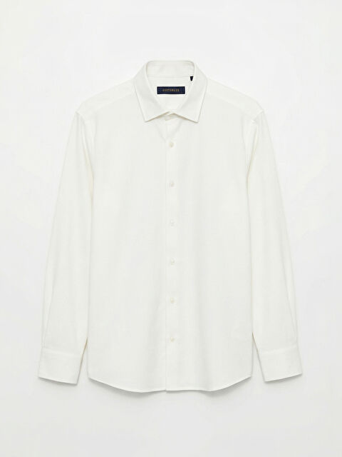 SOUTHBLUE Slim Fit Uzun Kollu Erkek Dokulu Gömlek - W5OK09Z8-R9J