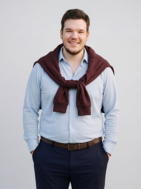 SOUTHBLUE Slim Fit Erkek Gömlek - W5OK48Z8-1T7