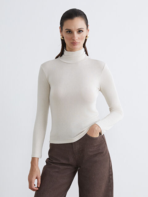 Soulife Dik Yaka Kadın Body - W5OL05Z8-HZZ