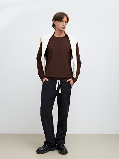 LCW Vision Rahat Kalıp Kadife Erkek Pantolon - W5OL08Z8-CVL