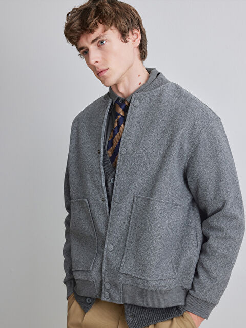 LCW Vision Rahat Kalıp Kolej Yaka Erkek Ceket - W5OL22Z8-CUZ