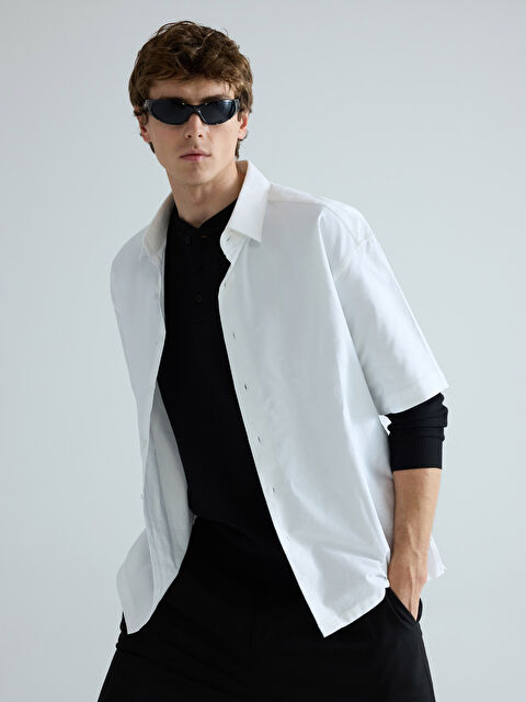 LCW Vision Bisiklet Yaka Erkek Sweatshirt - W5OL51Z8-CVL