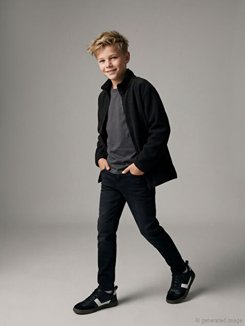 LCW Kids Süper Skinny Fit Erkek Çocuk Jean Pantolon - W5OL88Z4-326