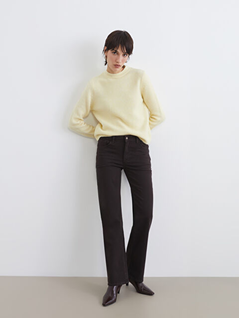 LCW Jeans Straight Fit Kadın Jean Pantolon - W5OM23Z8-HDT